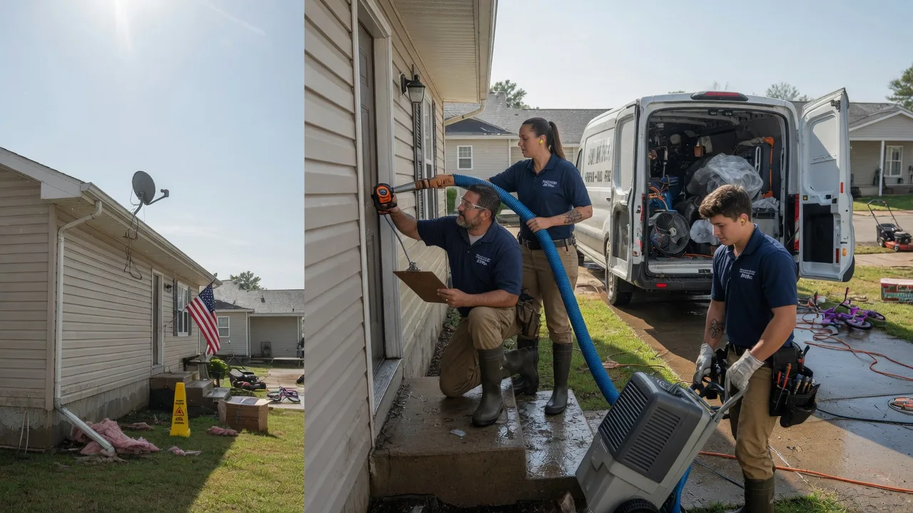 Ceiling Water Damage Restoration in Long Prairie, MN near me